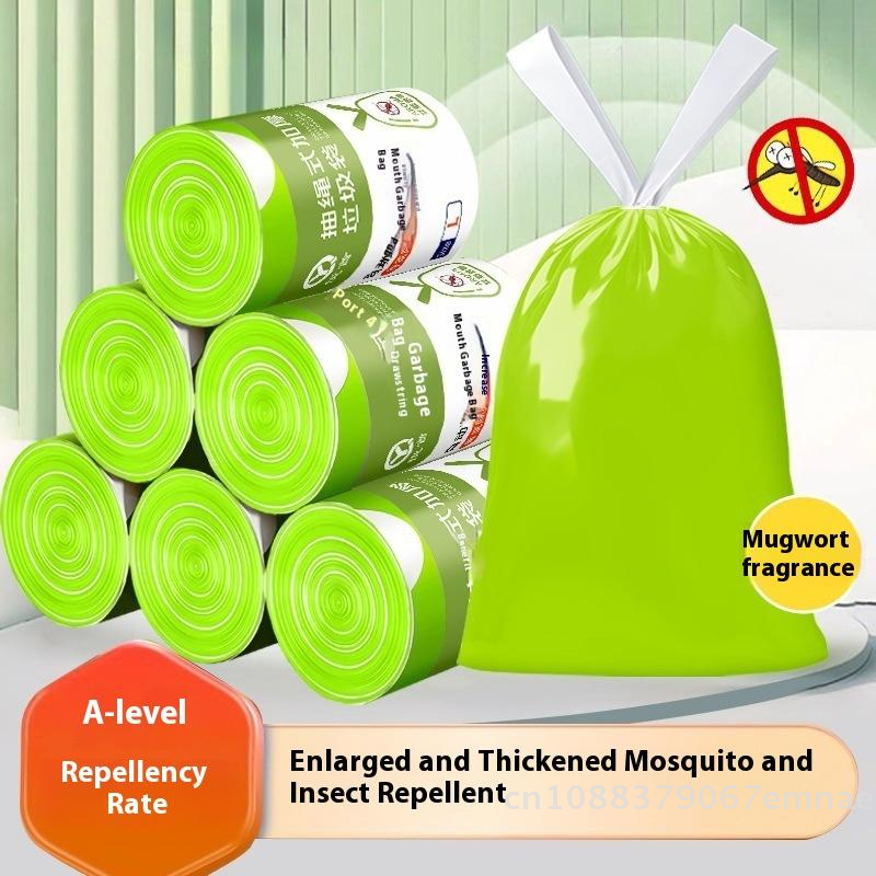 Mugwort Tear-Free Garbage Bags - Anti-Odor & Mosquito