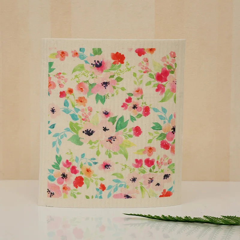 Swedish Dishcloths: Reusable Cactus & Floral Washcloths
