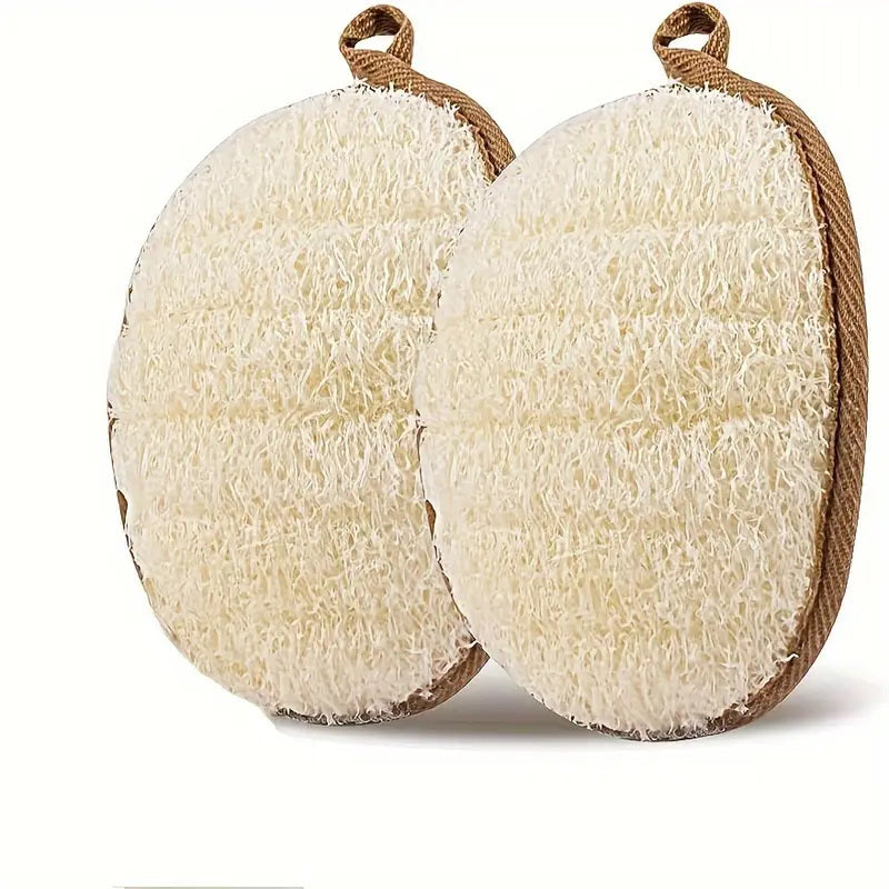 Natural Loofah Exfoliating Sponge - Soft Shower Scrubber