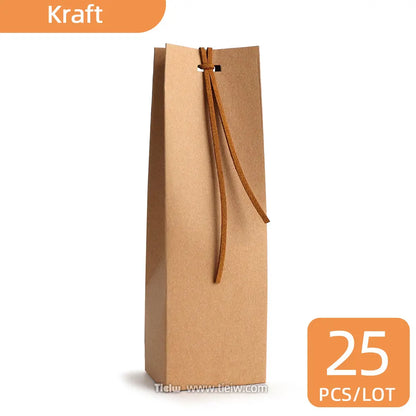 Paper Bags: 25PCS Wedding Favor Bags - Mini Gift Paper Boxes