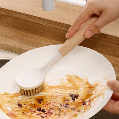 White Dish Scrubber Brush - Ergonomic, 1 Pack, 23x5.5cm
