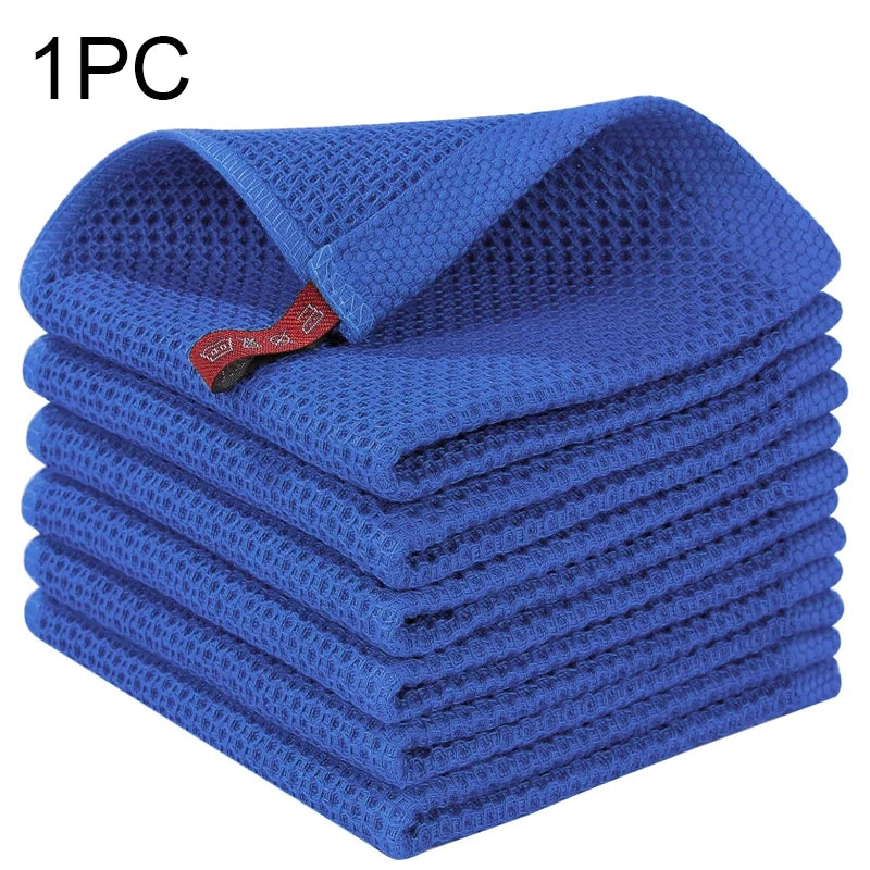 Cotton Honeycomb Dishcloth - Soft, Absorbent, Quick-Dry