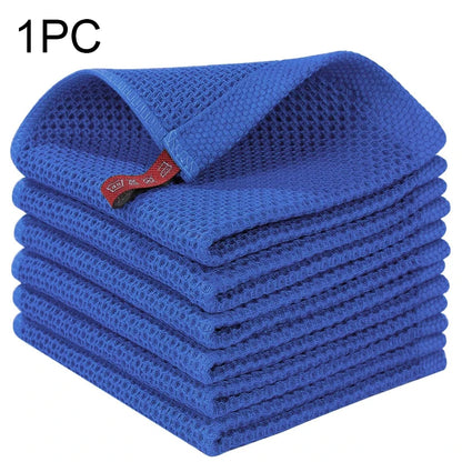 Cotton Honeycomb Dishcloth - Soft, Absorbent, Quick-Dry