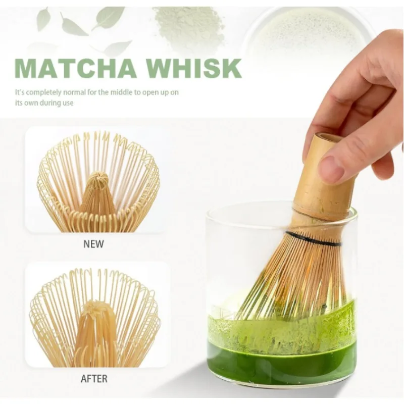 Bamboo Matcha Whisk: Matcha Whisk - Handcrafted Bamboo Chasen for Authentic Tea