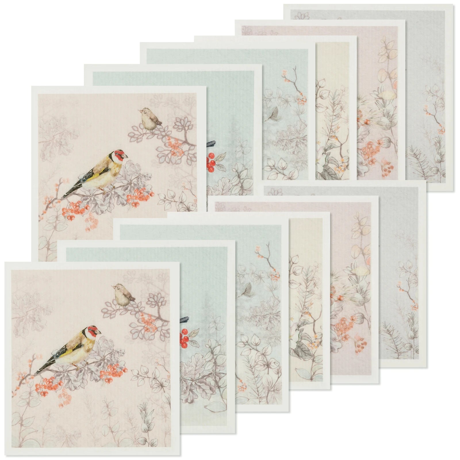12PCS Chinese bird