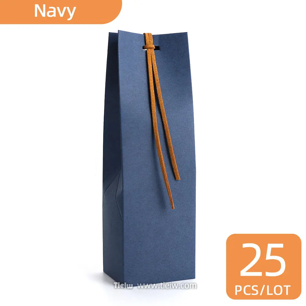 Paper Bags: 25PCS Wedding Favor Bags - Mini Gift Paper Boxes