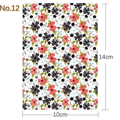 Transfer Paper for Polymer Clay - Forest Floral Design