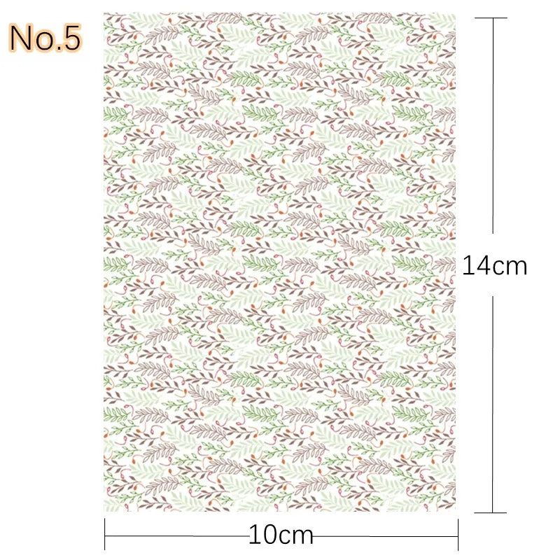 Transfer Paper for Polymer Clay - Forest Floral Design
