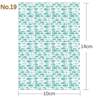 Transfer Paper for Polymer Clay - Forest Floral Design