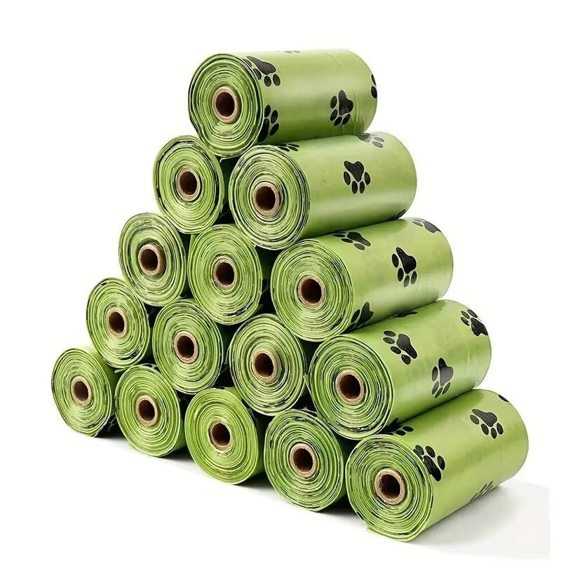 Biodegradable Dog Poop/Garbage Bags - Leak Proof with Dispenser