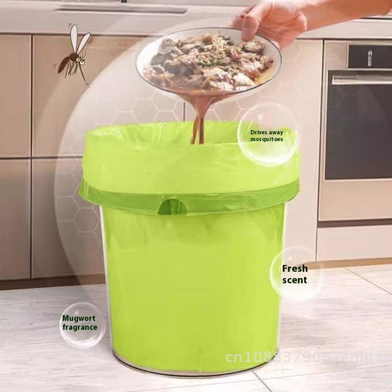 Mugwort Tear-Free Garbage Bags - Anti-Odor & Mosquito