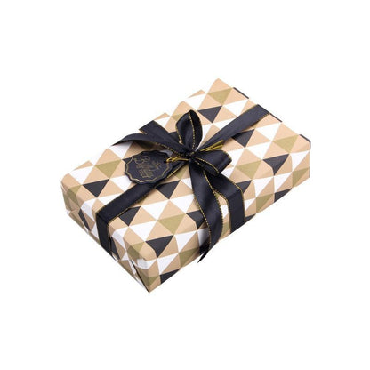 Gift Wrap Paper - Striped Kraft for Christmas & Birthdays