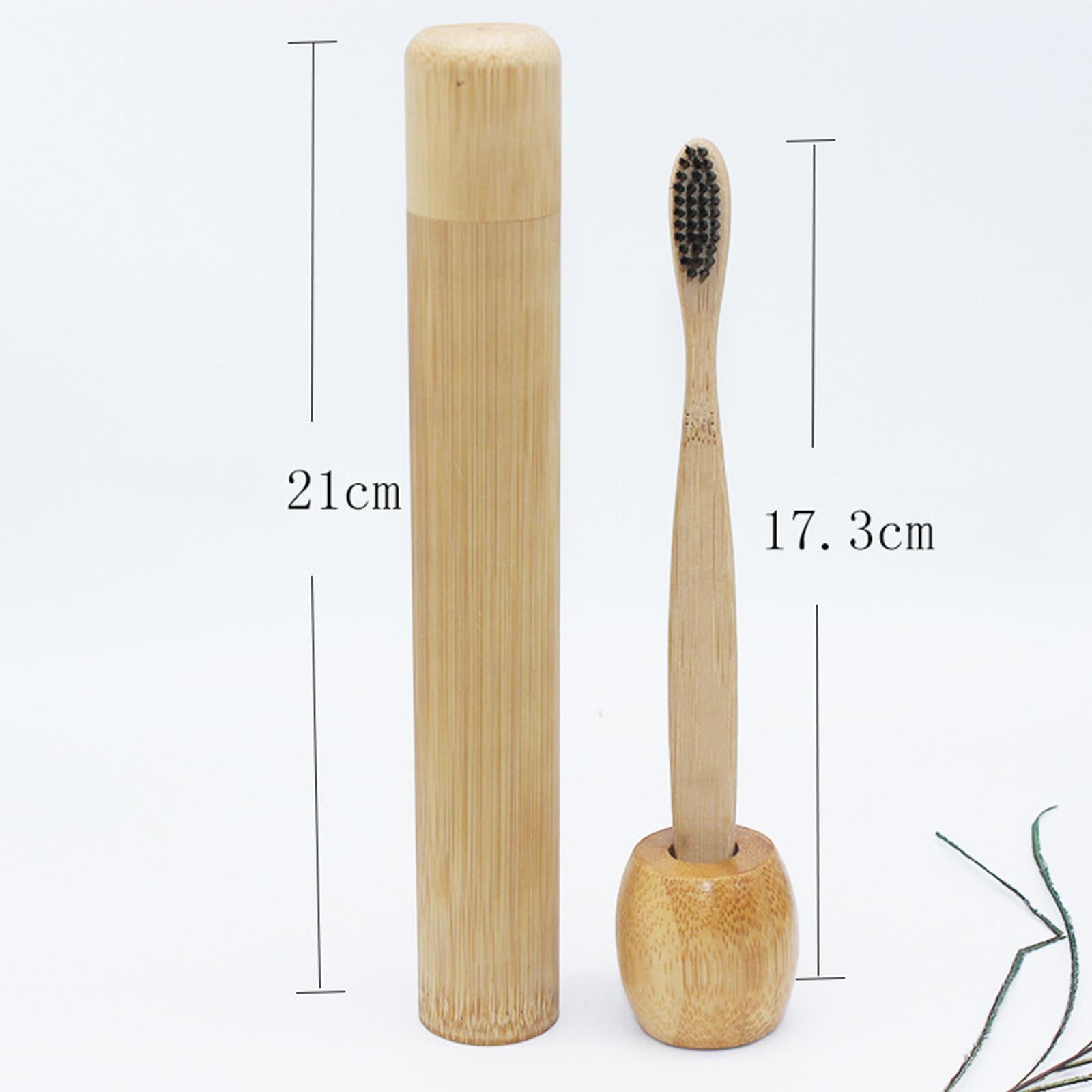 Bamboo Toothbrush Case: Eco Travel Holder & Storage Tube