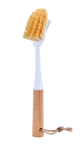 Cast Iron & Dish Brush Set: 2-Pack Skillet Scrubbers