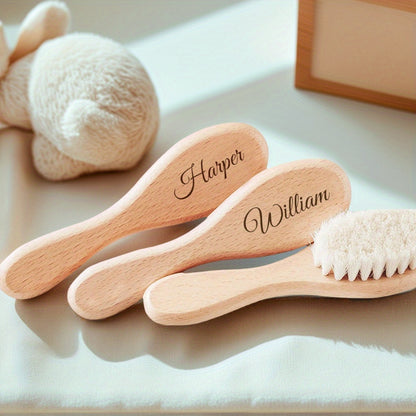 Personalized Baby Hairbrush - Custom Engraved Keepsake Gift