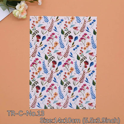 Transfer Paper for Polymer Clay - Forest Floral Design