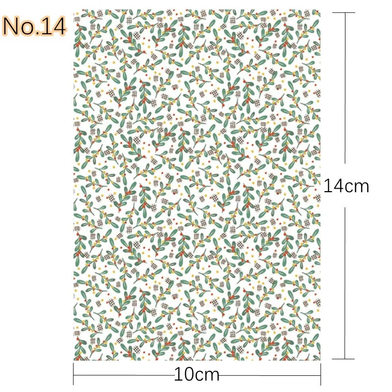 Transfer Paper for Polymer Clay - Forest Floral Design
