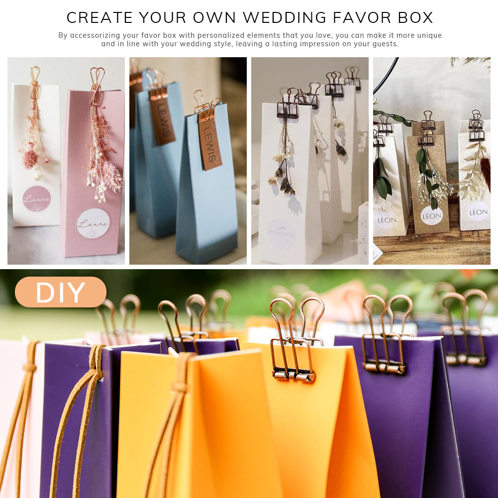 Paper Bags: 25PCS Wedding Favor Bags - Mini Gift Paper Boxes