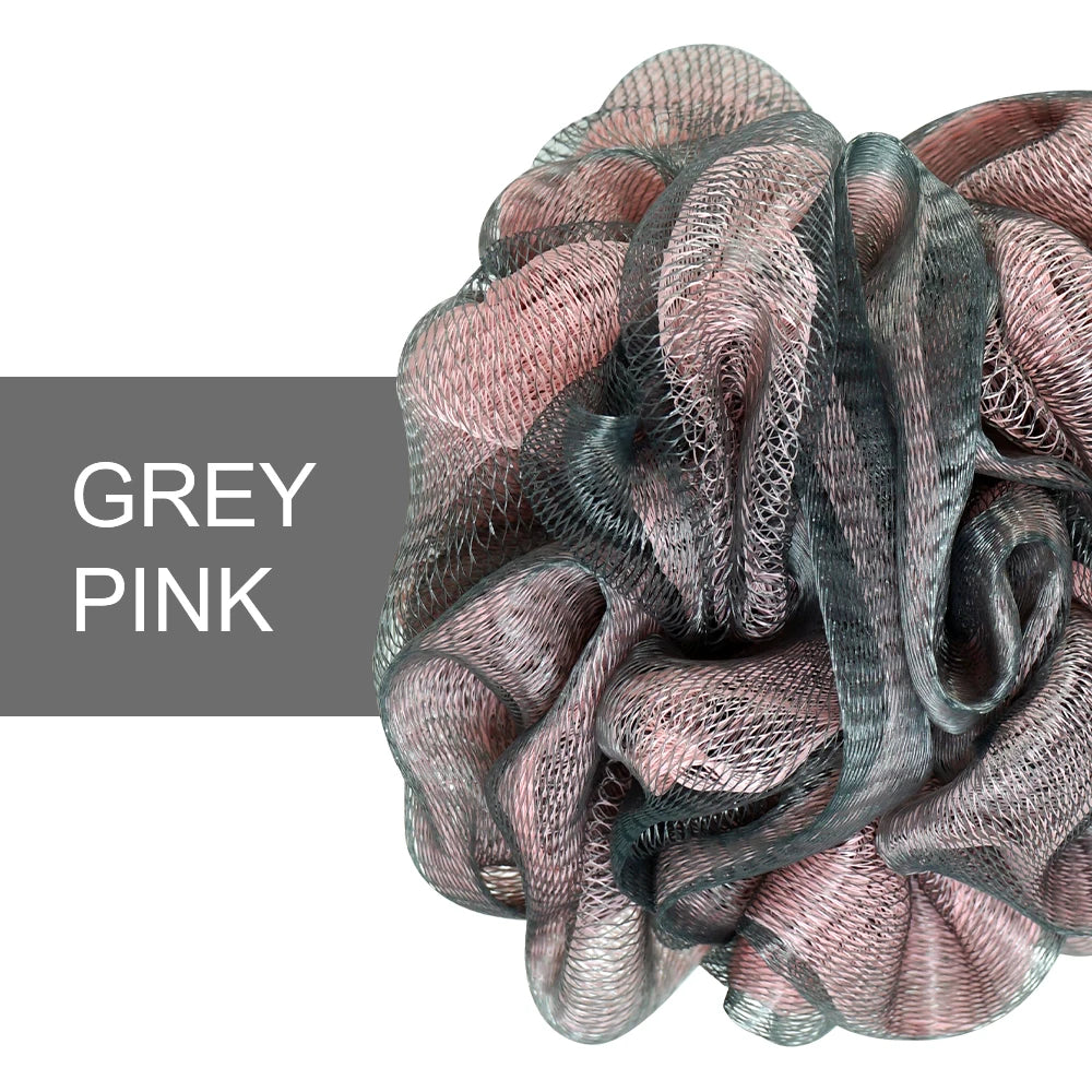 Loofah Sponge: Exfoliating Bath Sponge - Soft Mesh Shower Puff Scrubber