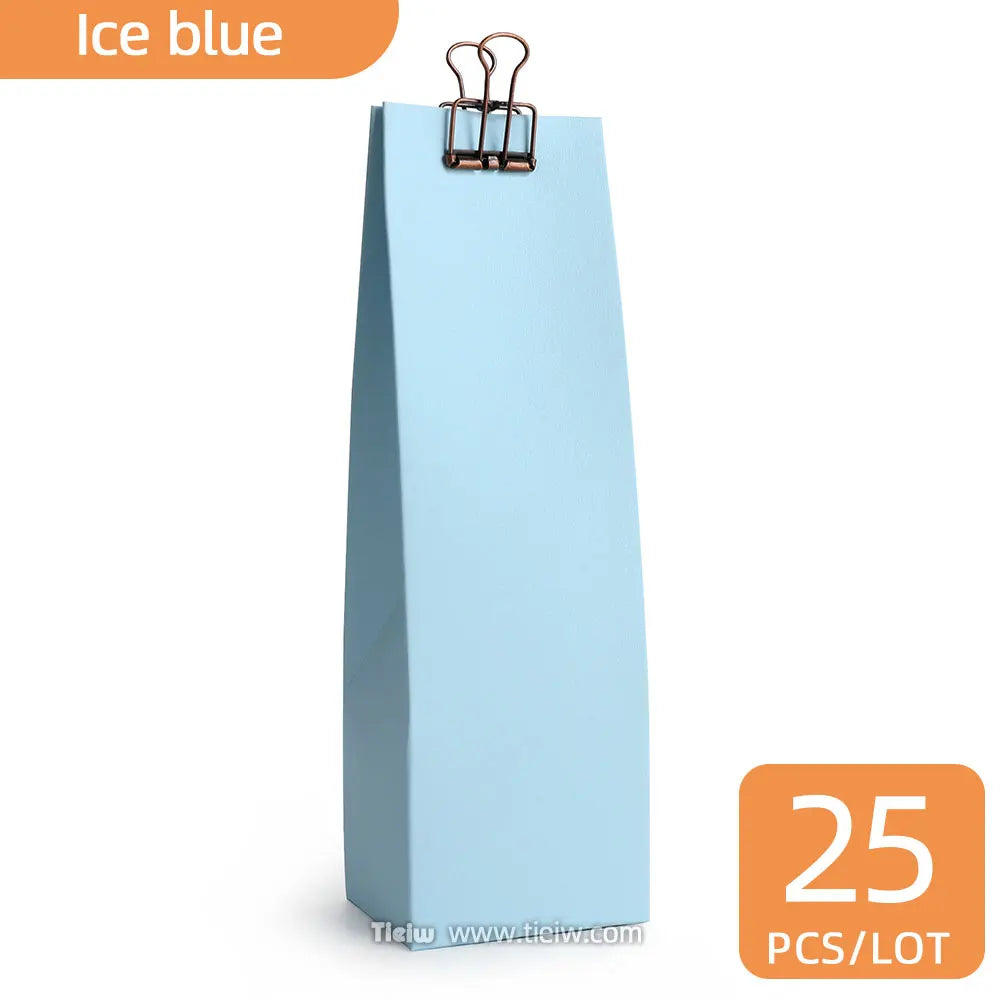 Paper Bags: 25PCS Wedding Favor Bags - Mini Gift Paper Boxes