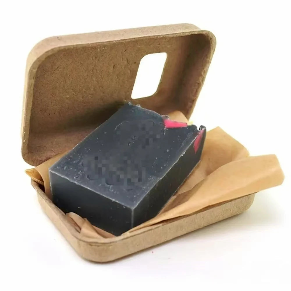 Pulp Box Originality Handmade Soap Packaging Box Open The Window Jewelry Box Biodegradable Environment protection Package Carton