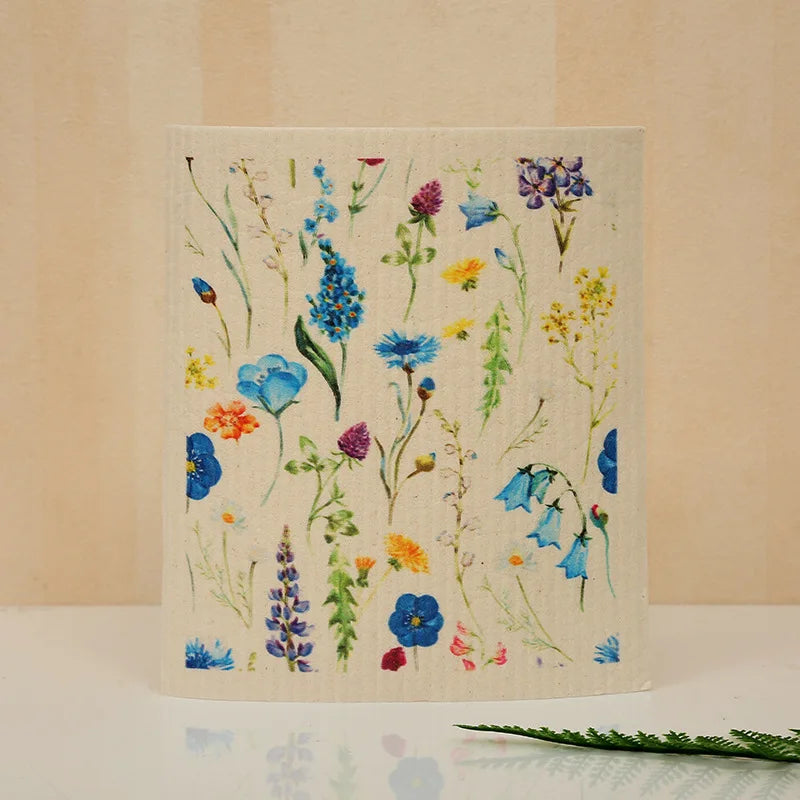 Swedish Dishcloths: Reusable Cactus & Floral Washcloths