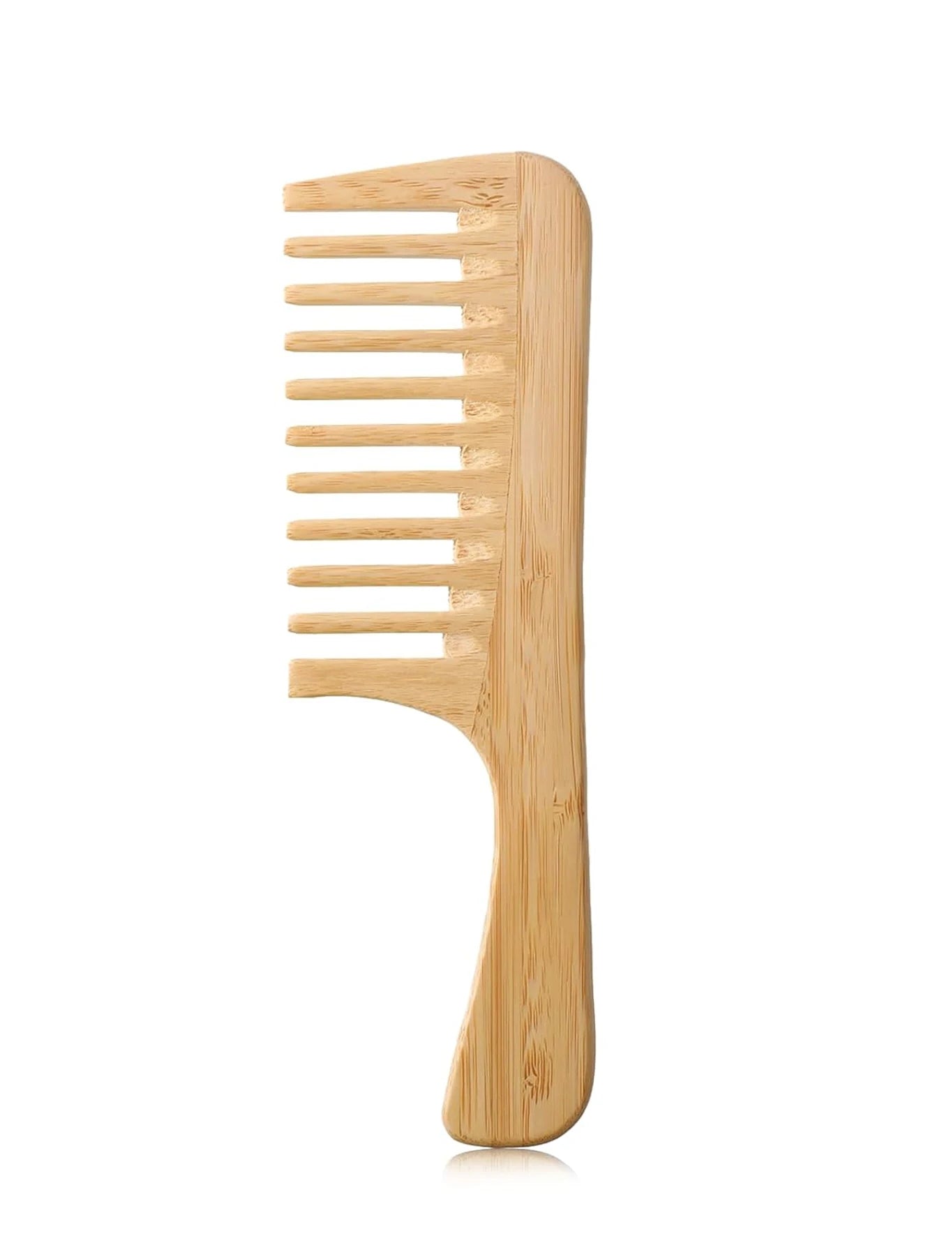 1pc Handmade Bamboo Anti-Static Combs Set, Natural Bamboo Comb for Women Men Hair, Beard Wood Combs For Teasing Strands