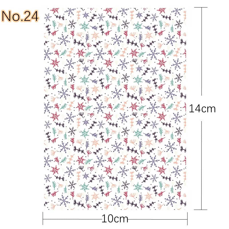 Transfer Paper for Polymer Clay - Forest Floral Design