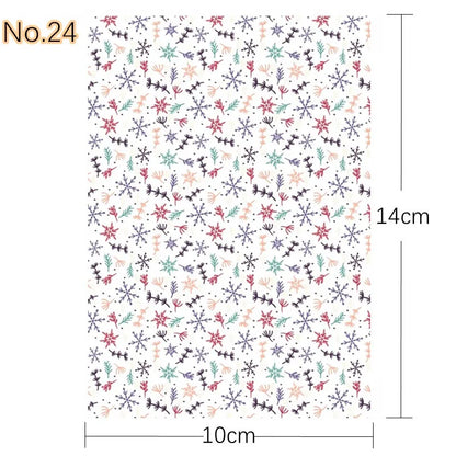 Transfer Paper for Polymer Clay - Forest Floral Design