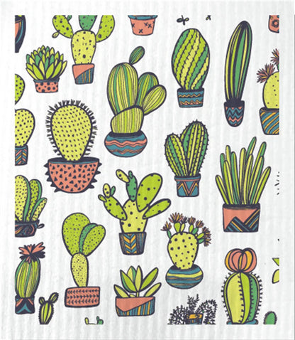 Swedish Dishcloths: Reusable Cactus & Floral Washcloths