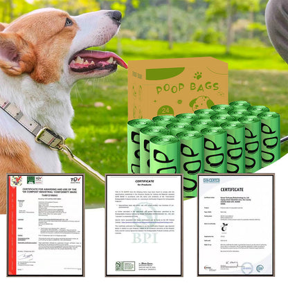 Compostable Dog Poop Bags - Leakproof & Eco-Friendly