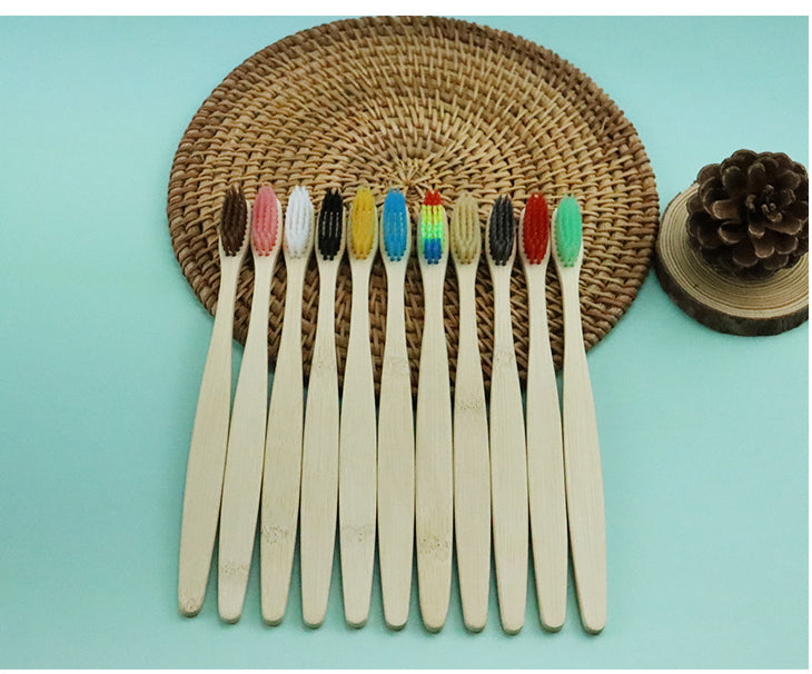 Kids Bamboo Toothbrush Set - Soft, Eco, Biodegradable