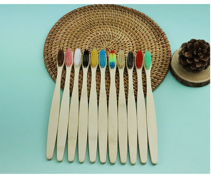 Kids Bamboo Toothbrush Set - Soft, Eco, Biodegradable