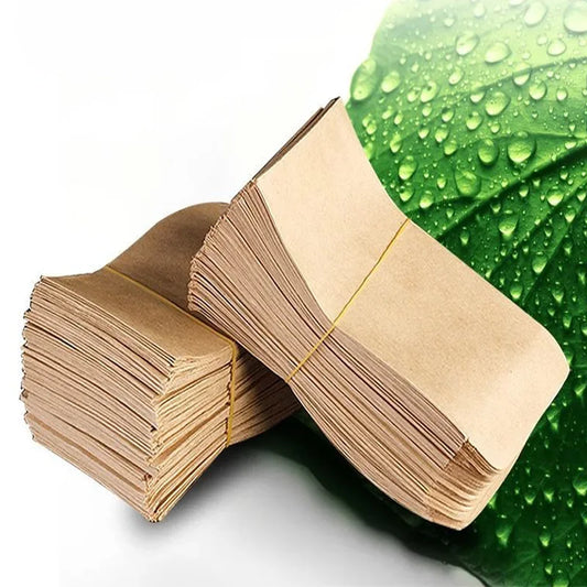 Kraft Paper Gift Bags 100pcs - Mini Envelopes for Candy & Cookies