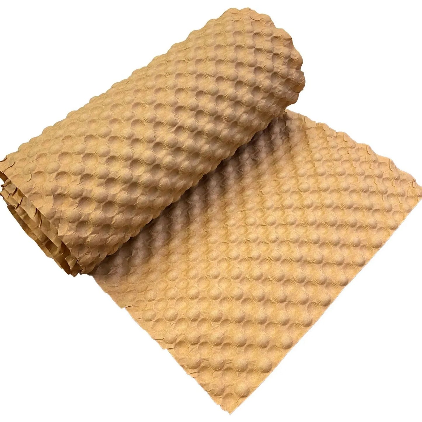 Biodegradable Bubble Wrap - 20m Length x 32cm Width, White/Natural/Black/Pink/Red, Eco-Friendly Kraft Paper Material