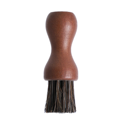 Mini Horse Hair Shoe Brush - Soft Fur Leather Care