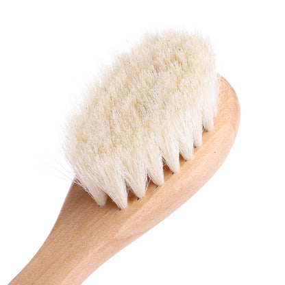 Wooden Hairbrush - Gentle Infant Comb & Massager