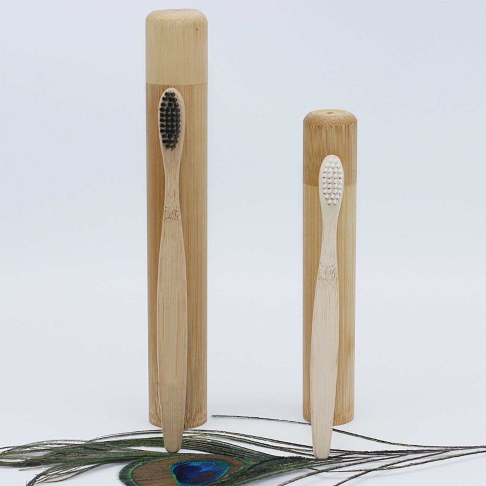 Bamboo Toothbrush Case: Eco Travel Holder & Storage Tube