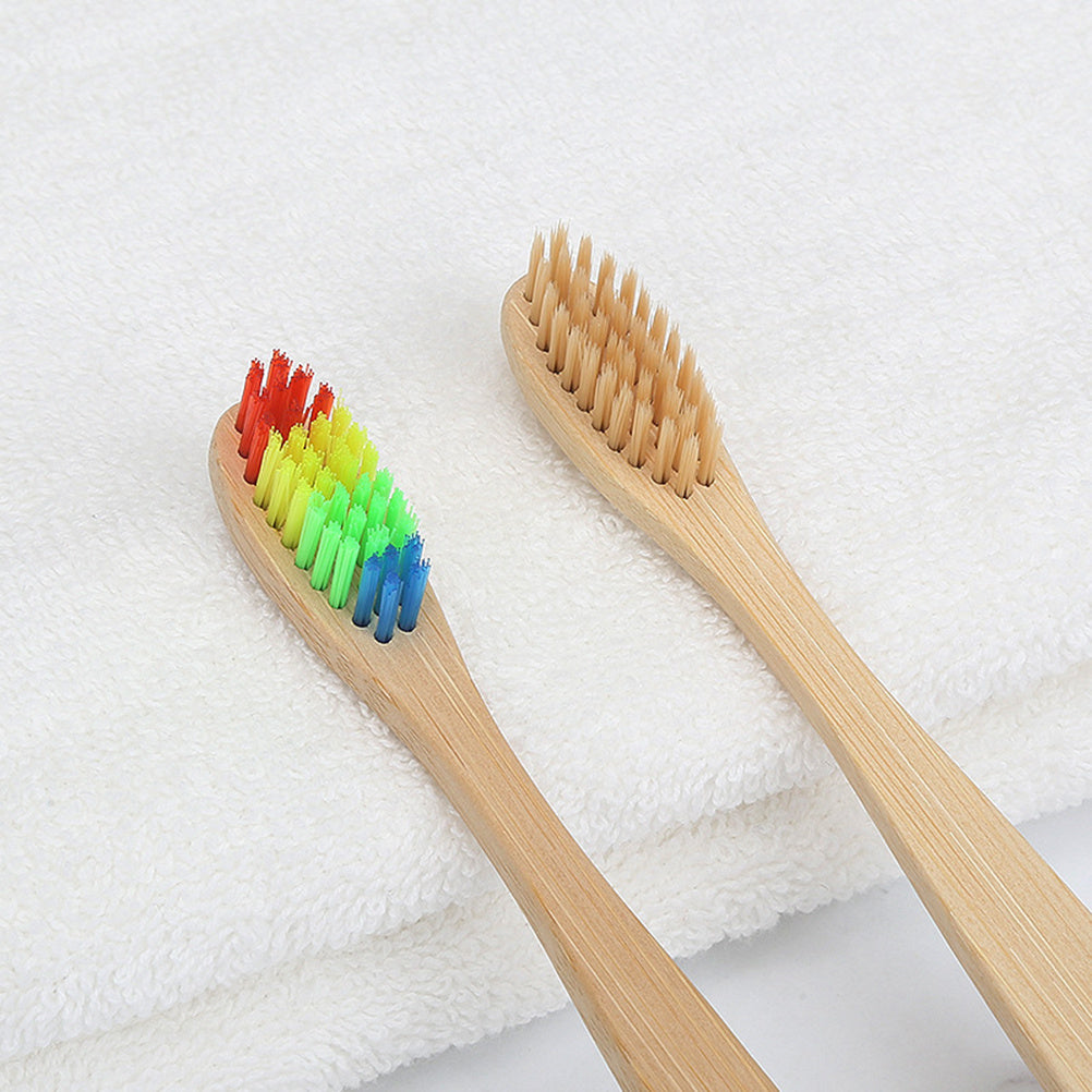 Bamboo Toothbrush 12-Pack: Ultrathin Bristles, Gum Care