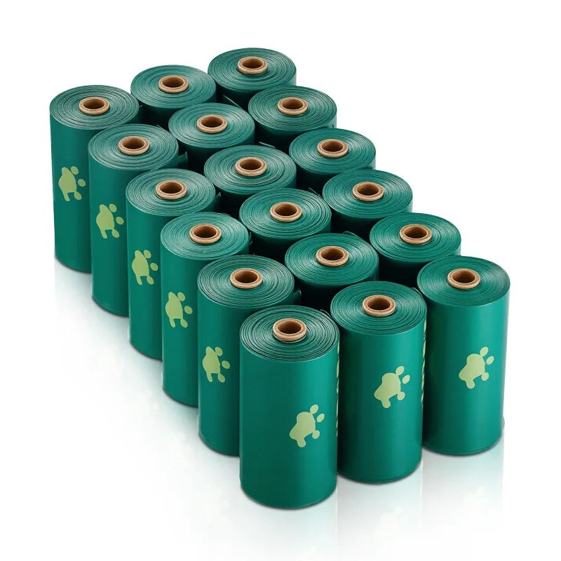 18 Rolls Dog Poop Bags, 270 Counts 13 x 9 in, Sturdy & Thick Pet Waste Bags, Biodegradable HDPE Waste Bag Refill Rolls, Leak-Proof Unscented Trash Bag for Doggie Cat Pet, Dispenser Not Included