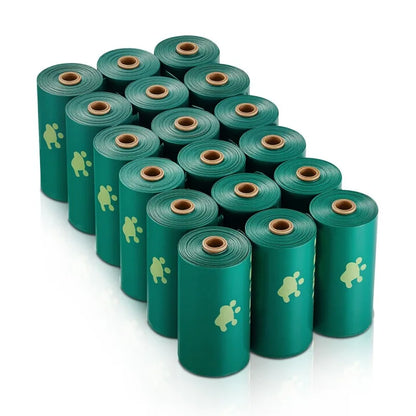 18 Rolls Dog Poop Bags, 270 Counts 13 x 9 in, Sturdy & Thick Pet Waste Bags, Biodegradable HDPE Waste Bag Refill Rolls, Leak-Proof Unscented Trash Bag for Doggie Cat Pet, Dispenser Not Included