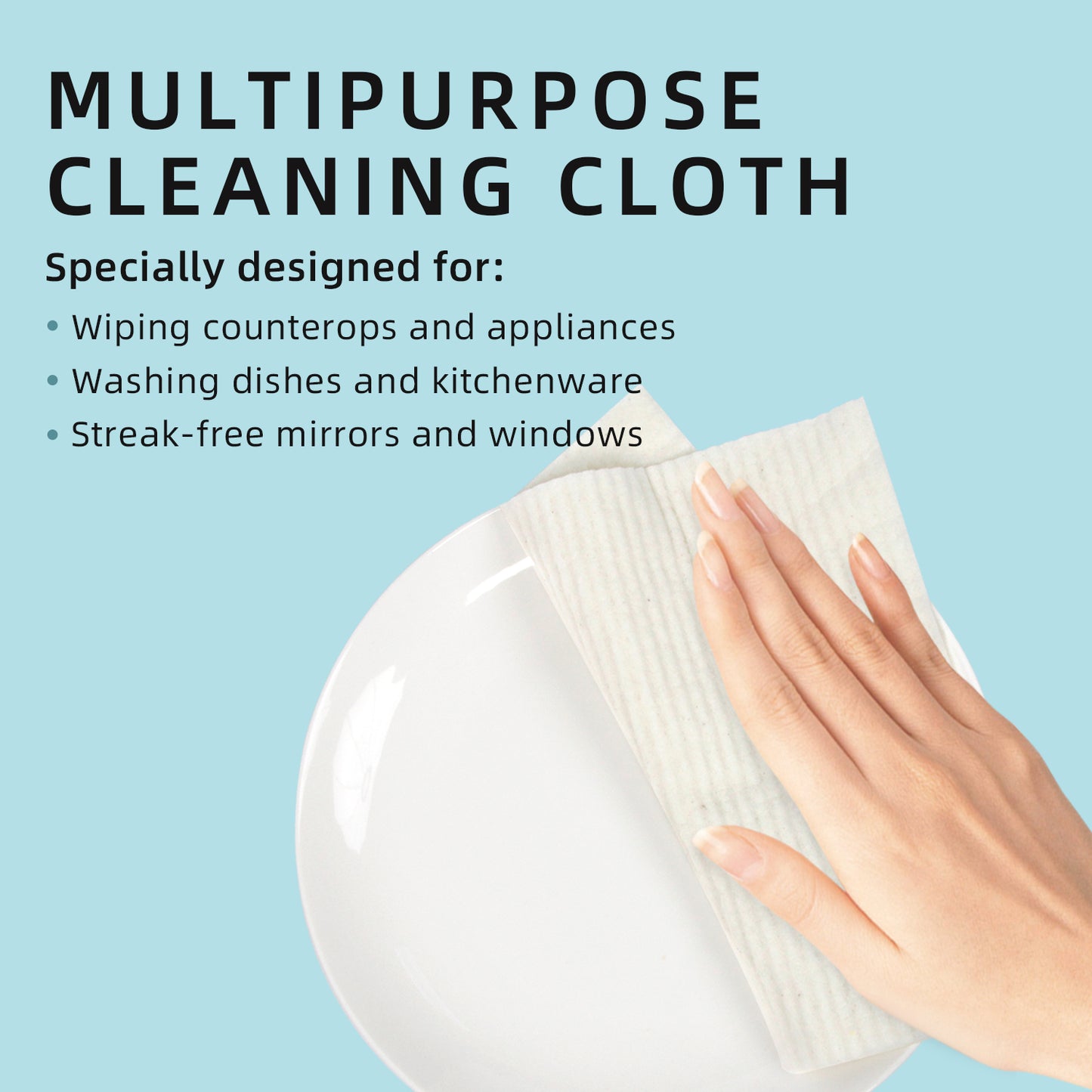 Magic Cleaning Dish Cloths: Absorbent Swedish Dishcloth Set