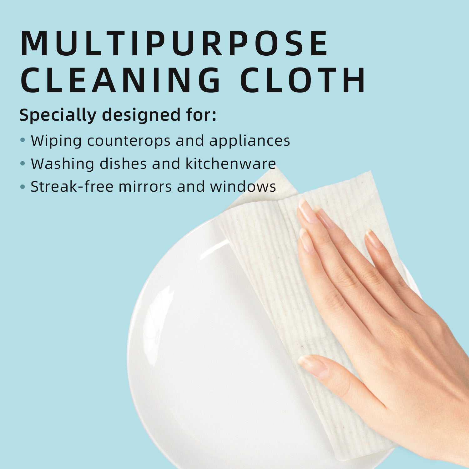 Magic Cleaning Dish Cloths: Absorbent Swedish Dishcloth Set