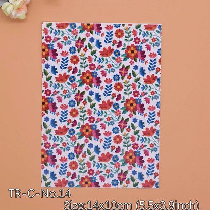 Transfer Paper for Polymer Clay - Forest Floral Design