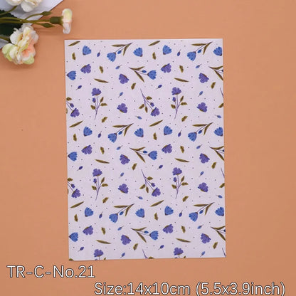Transfer Paper for Polymer Clay - Forest Floral Design