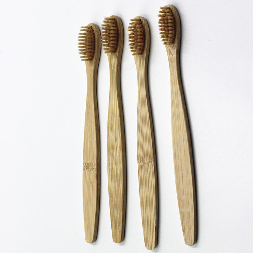 Bamboo Toothbrush 12-Pack: Ultrathin Bristles, Gum Care