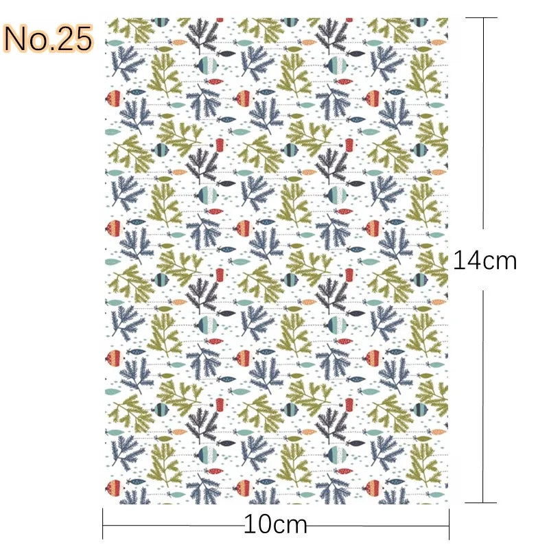 Transfer Paper for Polymer Clay - Forest Floral Design