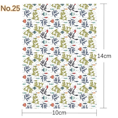Transfer Paper for Polymer Clay - Forest Floral Design