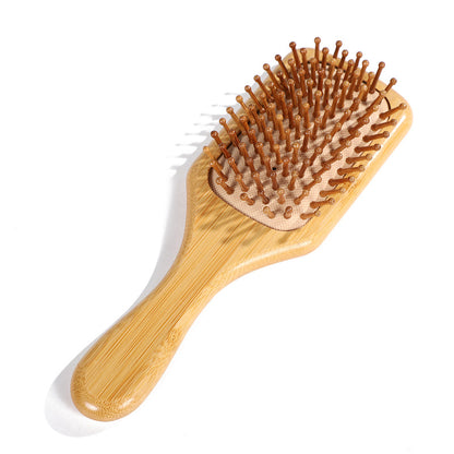 Bamboo Hair Brush: Anti-Static Scalp Massage Comb
