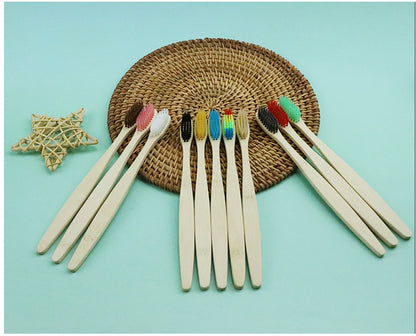 Kids Bamboo Toothbrush Set - Soft, Eco, Biodegradable